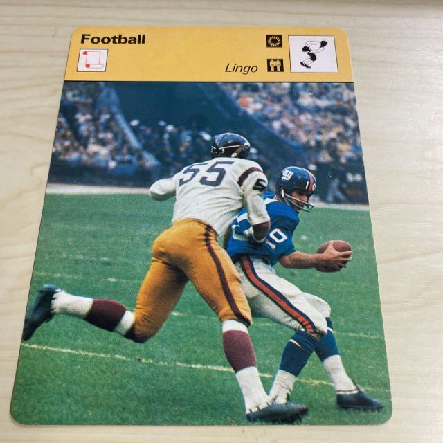 1977-79 NFL SportsCasterCard OJ Simpson. エンタメ/ホビーのトレーディングカード(シングルカード)の商品写真