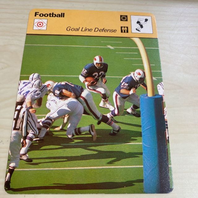 1977-79 NFL SportsCasterCard OJ Simpson. エンタメ/ホビーのトレーディングカード(シングルカード)の商品写真