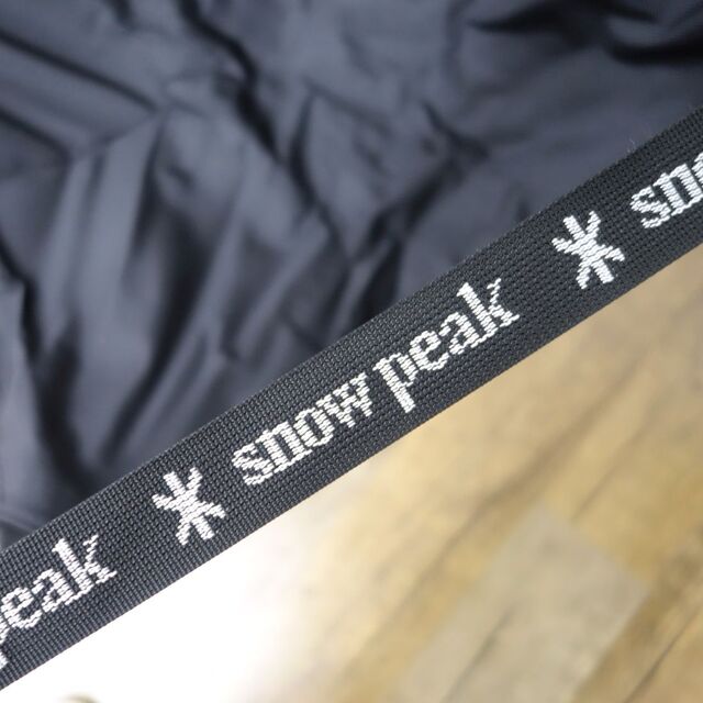 極美品 スノーピーク snowpeak スノーピークチェア ブラックエディション LV-251 コーデュラナイロン チェア イス キャンプ アウトドア 5