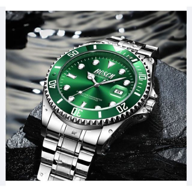 ♦即購入OK♦(❁ᴗ͈ˬᴗ͈)ミリターリービジネス腕時計ブラック黒 30m防水