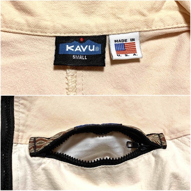 KAVU(カブー)の☆美品 カブー KAVU ハーフジップ プルオーバー スローシャツ アメリカ製 メンズのトップス(シャツ)の商品写真