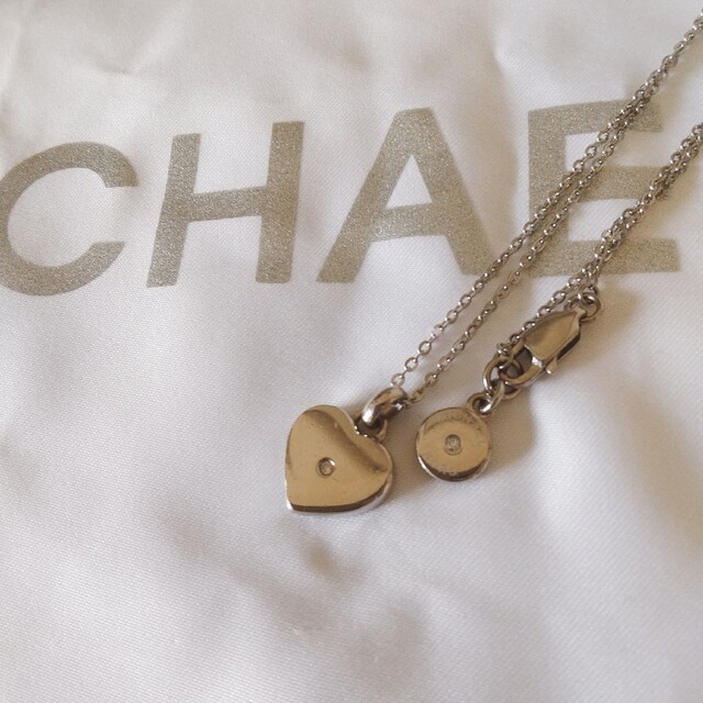 Michael Kors(マイケルコース)の♡MICHAEL KORS♡箱 保存袋付 ネックレス シルバー ハート ロゴ レディースのアクセサリー(ネックレス)の商品写真