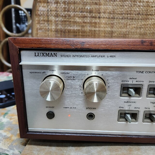 フルレストア！極上完動超美品！LUXMANプリメインアンプL-48X