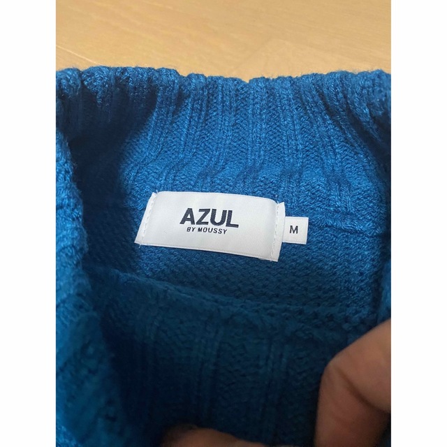 AZUL by moussy(アズールバイマウジー)のAZUL by moussy  ショート丈ニット レディースのトップス(ニット/セーター)の商品写真