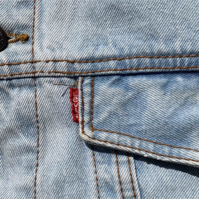 Levi's(リーバイス)のリーバイス  デニムジャケット XLサイズ デニムベスト ノースリーブ メンズのジャケット/アウター(Gジャン/デニムジャケット)の商品写真