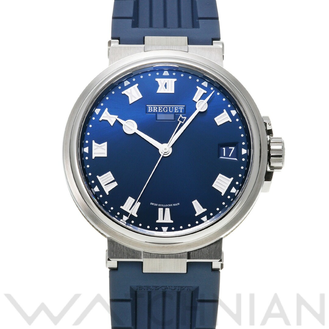 Breguet - 中古 ブレゲ Breguet 5517TI/Y1/9ZU ブルー メンズ 腕時計