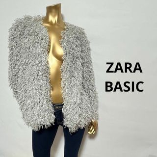 ザラ(ZARA)の【2352】ZARA BASIC ファー ジャケット S(毛皮/ファーコート)