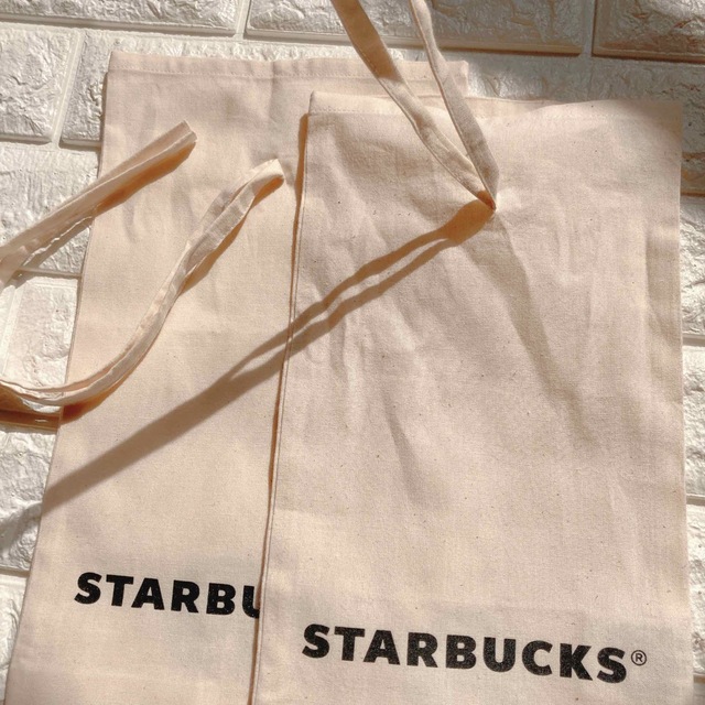 Starbucks Coffee(スターバックスコーヒー)のおまとめ2枚set🧡 starbucks coffee 布袋 巾着袋 ノベルティ エンタメ/ホビーのコレクション(ノベルティグッズ)の商品写真