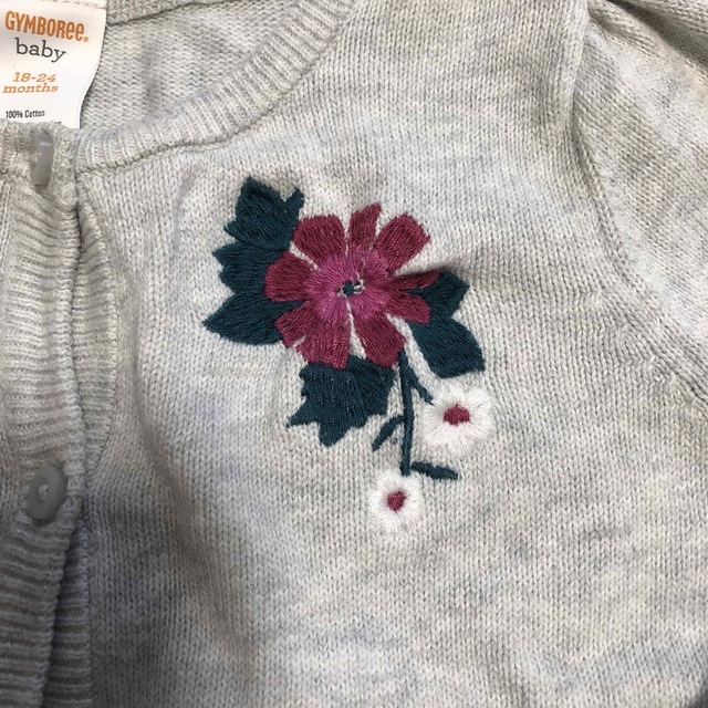 GYMBOREE(ジンボリー)の【美品】ジンボリー☆女の子カーディガン90サイズ キッズ/ベビー/マタニティのキッズ服女の子用(90cm~)(カーディガン)の商品写真