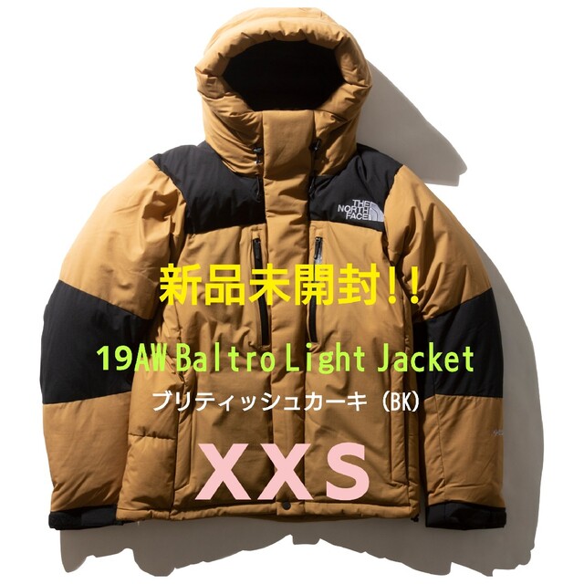 XXS実寸サイズ19AW ノースフェイス バルトロライトジャケット ブリティッシュカーキ XXS