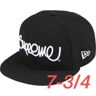 シュプリーム(Supreme)のSupreme Handstyle New Era "Black" 7-3/4(キャップ)