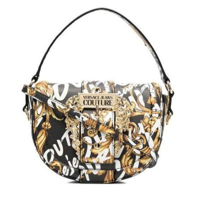 VERSACE - VERSACE JEANS COUTURE ハンドバッグ バロック ブラックの