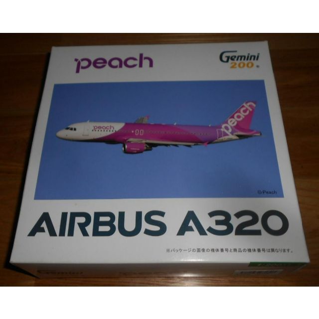 Gemini200　1/200　Peach　エアバス　A320　JA807P