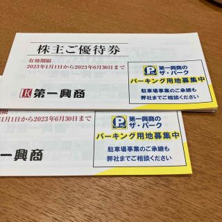 第一興商　株主ご優待券　２冊　10000円分(その他)