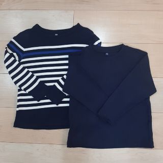 ユニクロ(UNIQLO)のユニクロ　ボーダー長袖　ニット(ニット)