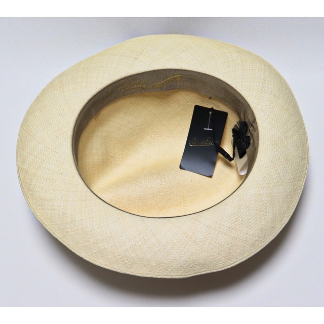 ボルサリーノ》新品 春夏モデル 天然草 パナマハット 麦わら帽子 ボルサリーノ》新品 春夏モデル 天然草 パナマハット 麦わら帽子