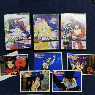 セガ(SEGA)のサクラ大戦　轟華絢爛 OVA 1～3巻　カード付(アニメ)