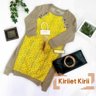 【新品未使用】 Kirii et Kirii ビジュー付きチュニック(チュニック)