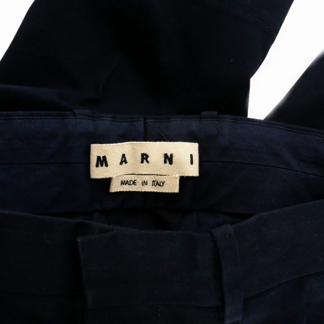 ブラウン×ピンク MARNI(マルニ)・20SSタックトラウザーパンツ