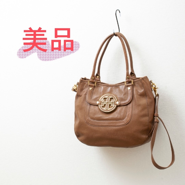 【美品】TORY BURCH(トリーバーチ)   ショルダーバッグ ブラウン！