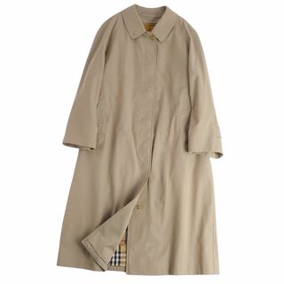 バーバリーブラックレーベル(BURBERRY BLACK LABEL)の美品 Vintage バーバリー Burberrys コート ステンカラーコート バルマカーンコート 裏チェック ライナー付き アウター レディース 11AR(M相当) カーキベージュ(その他)