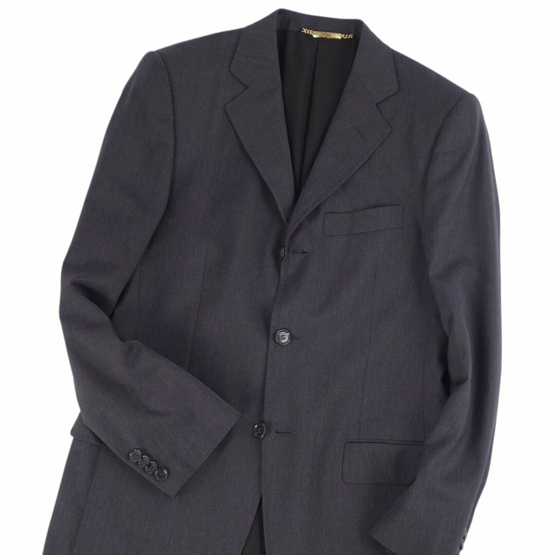 ドルチェ&ガッバーナ DOLCE&GABBANA セットアップ シングル スーツ ウール ストライプ ジャケット パンツ 44(S相当) ブラック 3