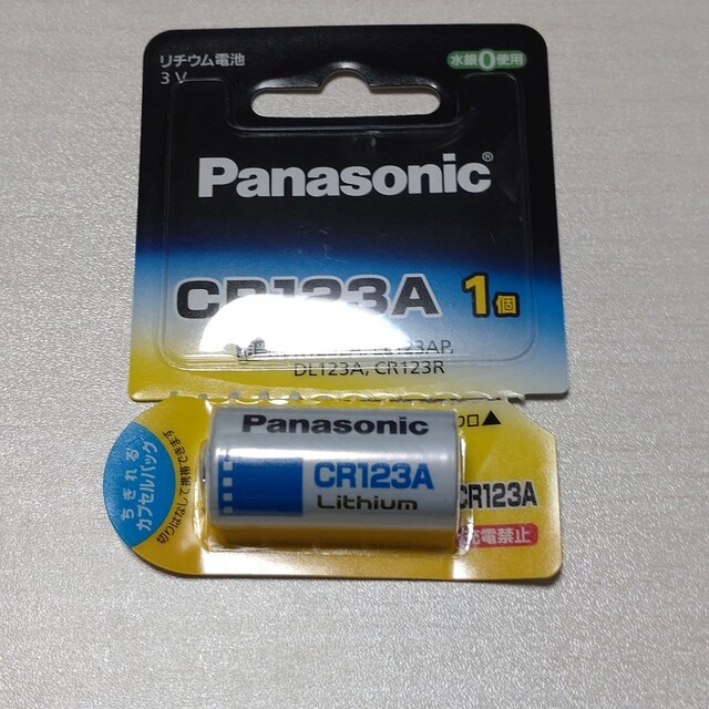 Panasonic(パナソニック)のパナソニック カメラ用リチウム電池 CR 123AW(1コ入) スマホ/家電/カメラのスマホ/家電/カメラ その他(その他)の商品写真