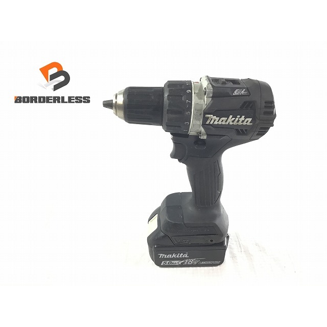 ☆品☆makita マキタ 18V 充電式ドライバドリル DF484D バッテリー1個(18V 5.0Ah)付 ドリルドライバー ドライバードリル 68441自動車/バイク