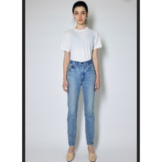 マウジー(moussy)のMOUSSY MVS SKINNY BLU ストレッチ　25インチ(スキニーパンツ)