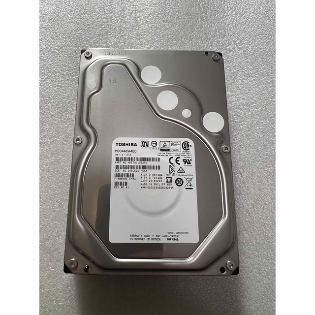 TOSHIBA HDD 4TB 7200rpm