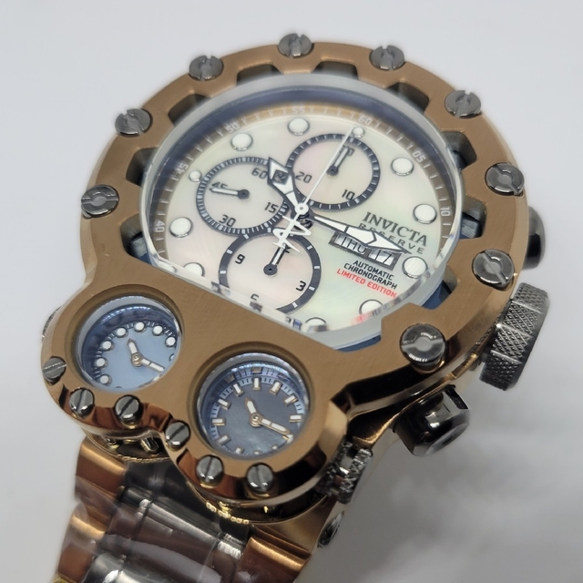 《限定版☆SWISS MADE》Invicta 52mm マグナム オートクロノ