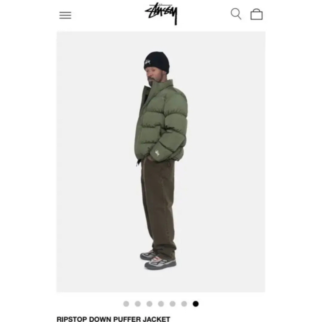stussy ripstop down puffer jacket