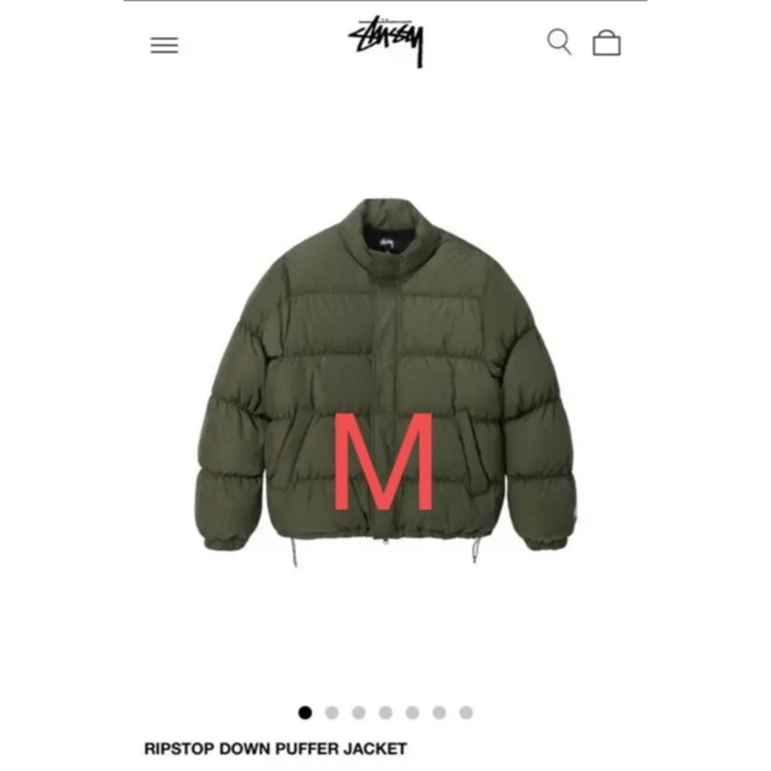 22aw stussy ripstop down puffer jacket M