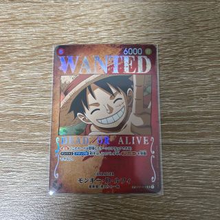 ワンピース(ONE PIECE)のワンピースカード　ルフィー　手配書　スペシャル(シングルカード)