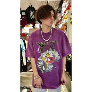 D サルーテ SALUTE WASHED FLOWER VINTAGE Tee(Tシャツ/カットソー(半袖/袖なし))