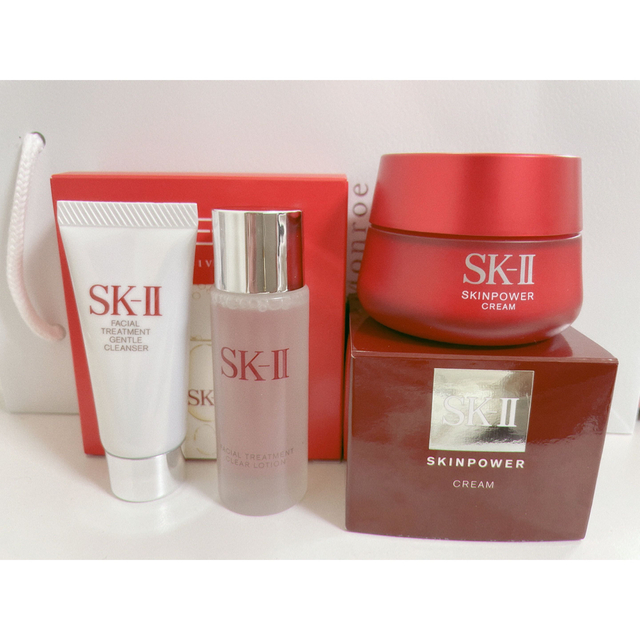 SK-II スキンパワー クリーム 50g/ピテラ トライアルキット 数量は多 ...