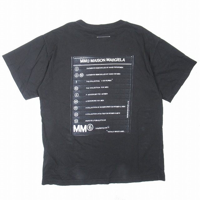 20ss マルジェラ MM6 オーバーサイズ Tシャツ バックプリント ロゴ