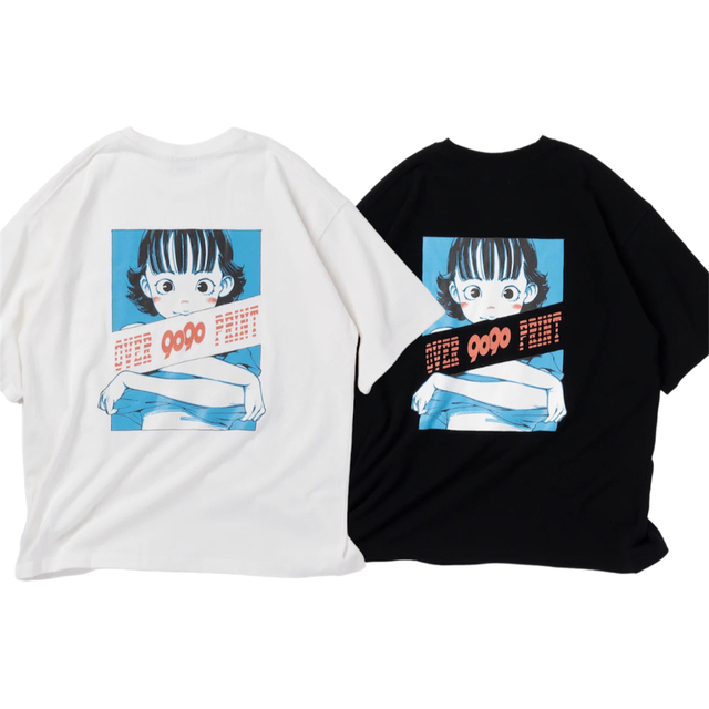 9090 × overprint POP ART Tee Ver.5