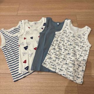 プチバトー(PETIT BATEAU)のプチバトー　タンクトップ4点セット(下着)