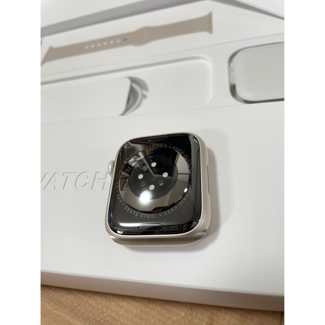 極美品 APPLE WATCH Series8 45mm スターライト おまけ付