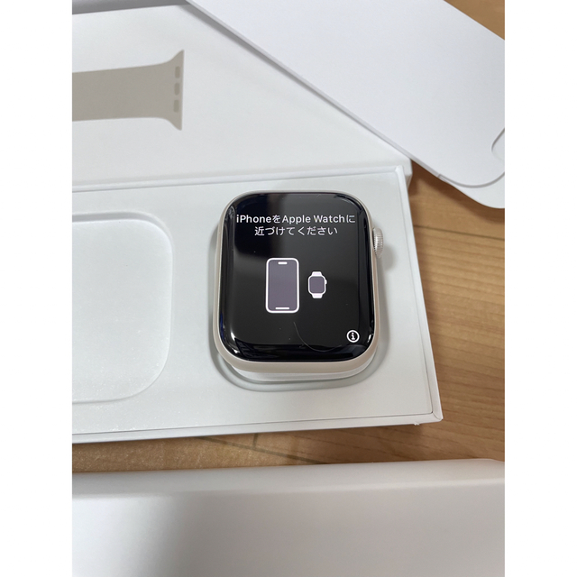 暖色系 極美品 APPLE WATCH Series8 45mm スターライト おまけ付 | www