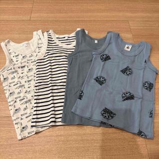 プチバトー(PETIT BATEAU)のプチバトー　タンクトップ　4点セット(下着)