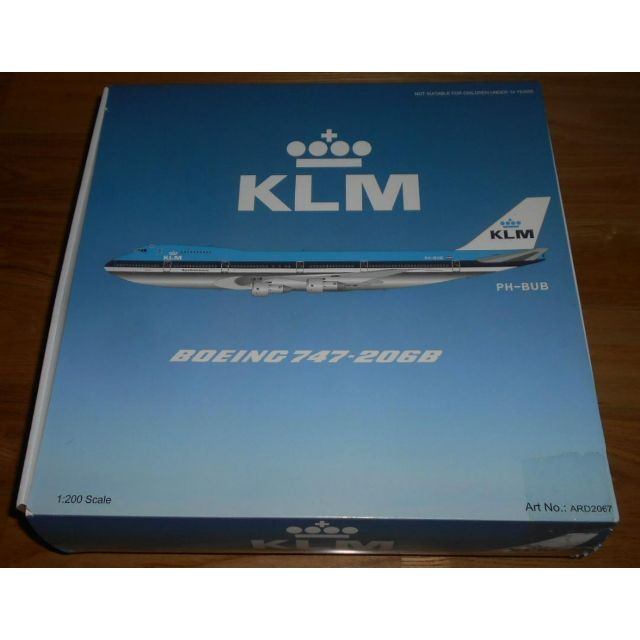 航空機ARD Models 1/200 KLMオランダ航空 B747-206B
