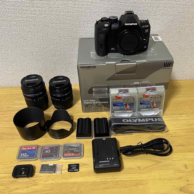 OLYMPUS E-520 ダブルズームキット 美品 おまけ多数