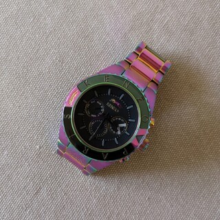 ケンゾー(KENZO)のKENZO/ケンゾー　腕時計　リストウォッチ　クォーツ　玉虫色　ブレスレット(腕時計(アナログ))