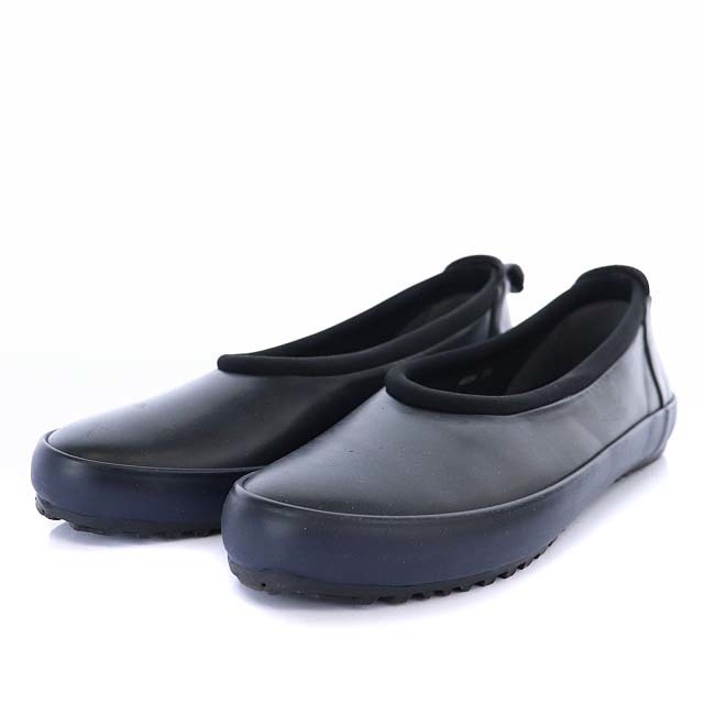 ツモリチサト ウォーク レインシューズ 雨靴 23.0cm 黒 ブラック ■OS