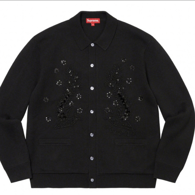 Supreme Beaded Appliqué Cardigan