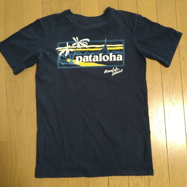 patagonia(パタゴニア)のけめ様専用パタロハ紺色 レディースのトップス(Tシャツ(半袖/袖なし))の商品写真