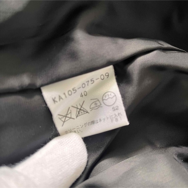 EPOCA(エポカ)の【美品】エポカ　金ボタントレンチコート　ブラック　サイズ40 春コート レディースのジャケット/アウター(トレンチコート)の商品写真