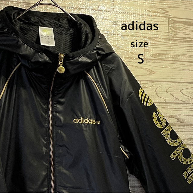 adidas アディダス ナイロンジャケット光沢 レディース S